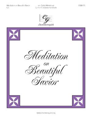 Meditation on Beautiful Savior (3 - 5 Oct)