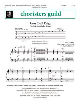 Jesus Shall Reign (Prelude on Duke Street) (2 - 3 Oct)