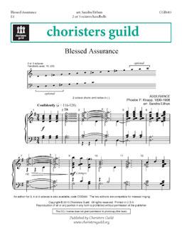 Blessed Assurance (2 - 3 Oct)