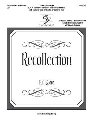 Recollection - Full Score