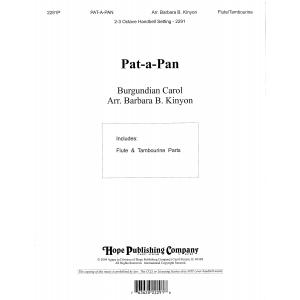 Pat-a-Pan - arr. Kinyon (Flute/Tamborine Parts)